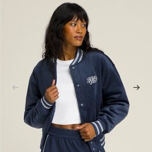 Wilson Hudson Cropped Varsity Bomber